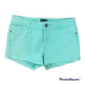 Teal Wet Seal Shorts - medium